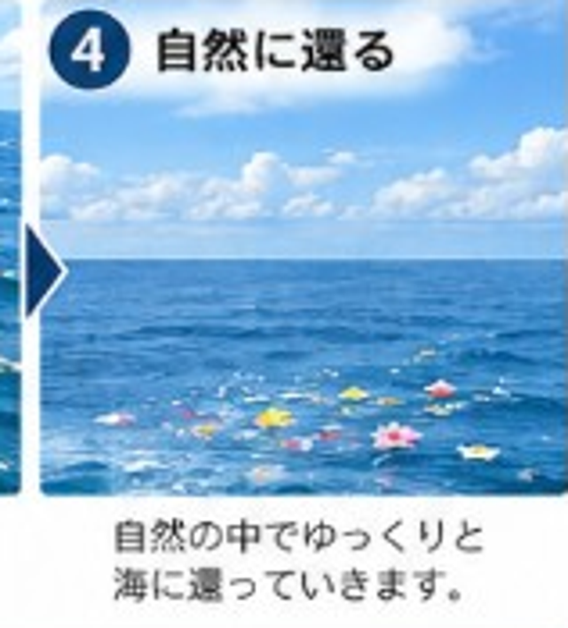海洋散骨の手順4
